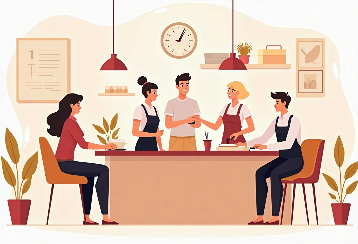 Diverse roles in hospitality