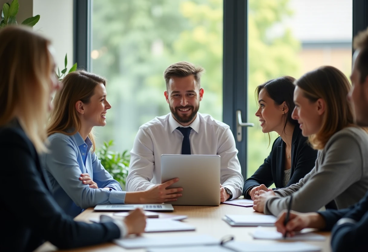 Réunion de stratégie éducative