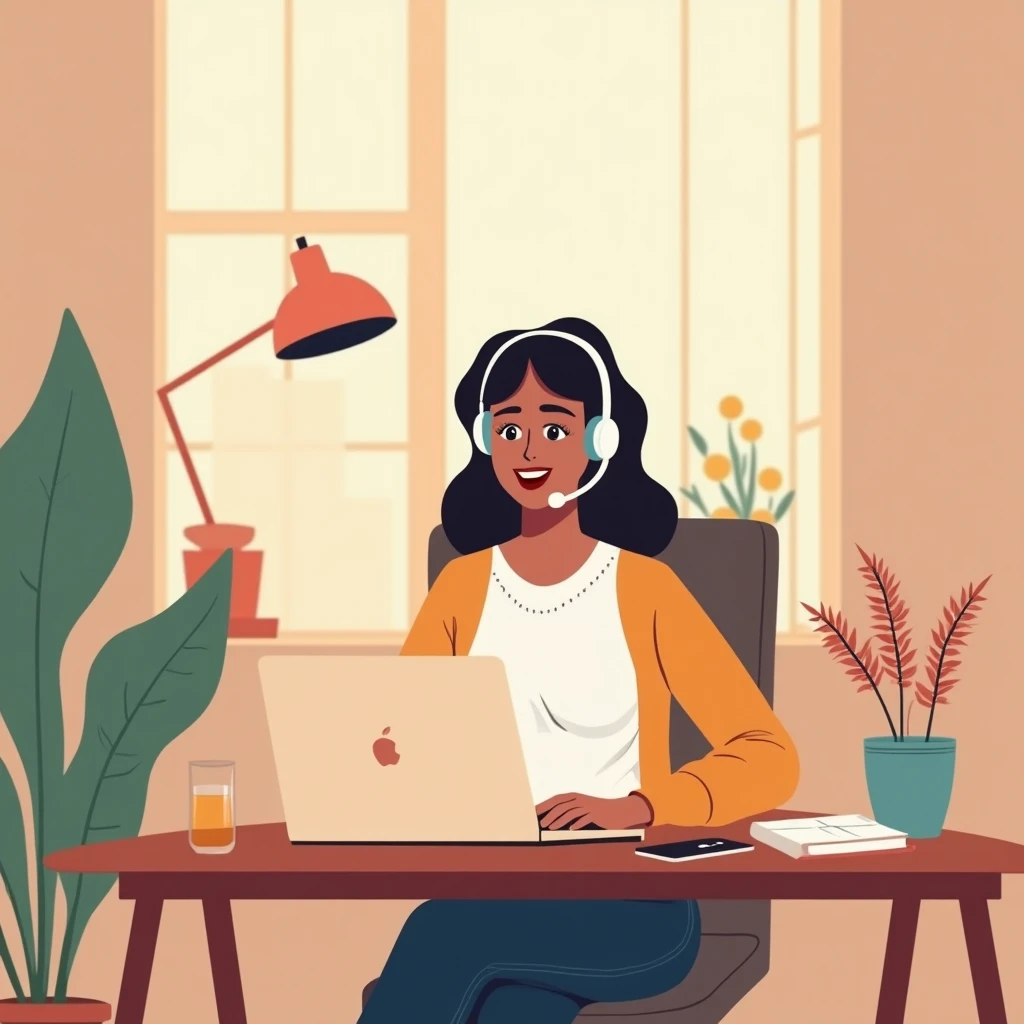 Flexible remote work setup