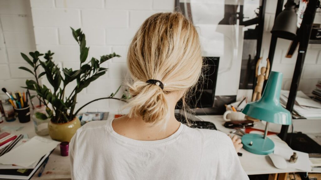 woman at home woman at home